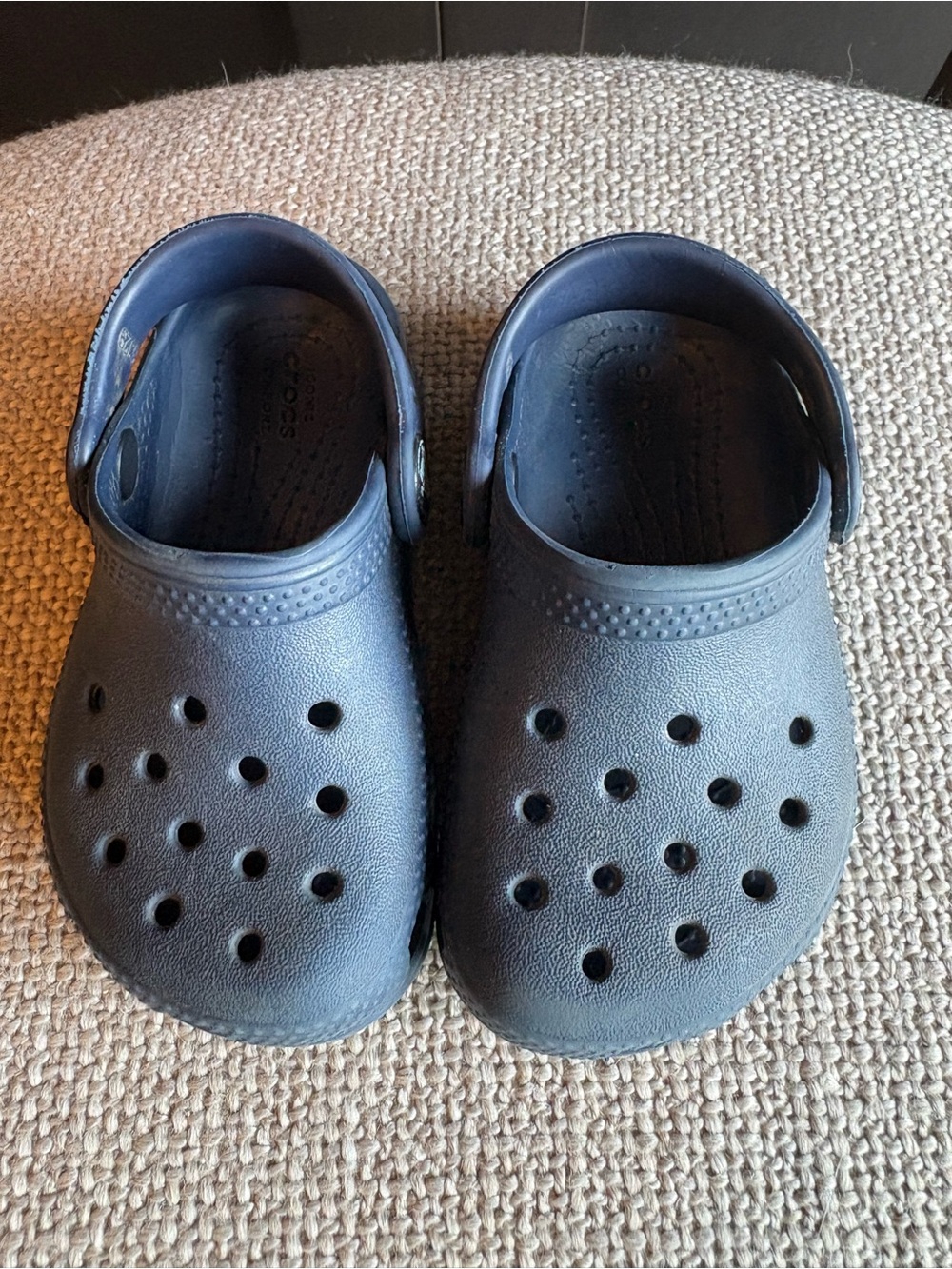 Kids Navy Classic Crocs - Size 6